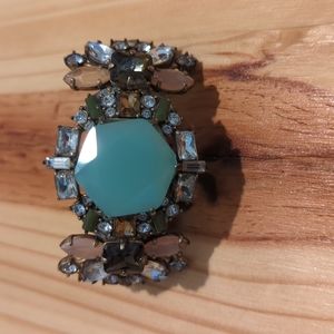 J. Crew Art Deco Statement Bracelet